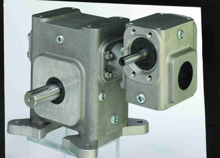 Grove Gear® EL Series - Reductor de engranaje de gusano/tornillo sin fin de aluminio de reducción doble ELT52207006.00