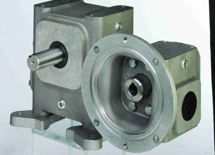 Grove Gear® EL Series - Reductor de engranaje de gusano/tornillo sin fin de aluminio de reducción doble ELU42203102.00