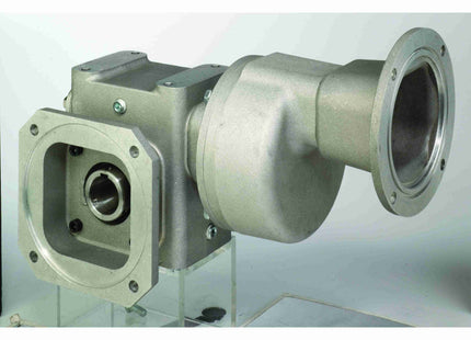 Grove Gear® EL Series - Reductor de engranaje de gusano/tornillo sin fin y helicoidal de aluminio de reducción doble ELF30403049.35