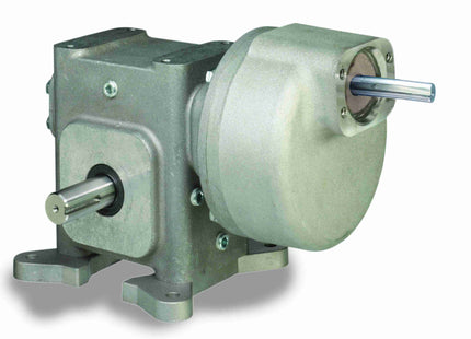 Grove Gear® EL Series - Reductor de engranaje de gusano/tornillo sin fin y helicoidal de aluminio de reducción doble ELT30411012.00