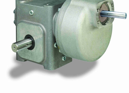 Grove Gear® EL Series - Reductor de engranaje de gusano/tornillo sin fin y helicoidal de aluminio de reducción doble EL832407014.00