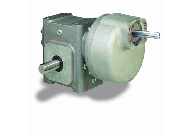 Grove Gear® EL Series - Reductor de engranaje de gusano/tornillo sin fin y helicoidal de aluminio de reducción doble EL832407014.00