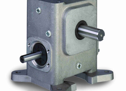 Grove Gear® EL Series - Reductor de engranaje de gusano de aluminio de reducción simple ELU30002008.00