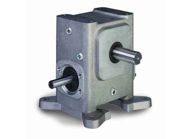 Grove Gear® EL Series - Reductor de engranaje de gusano de aluminio de reducción simple ELU21002004.00