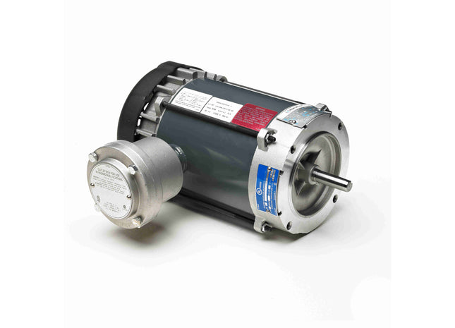 Motor Marathon Hazardous Duty® a prueba de explosiones, 1 HP, 1 Ph, 60 Hz, 115/208-230 V, 3600 RPM, marco 56C, EPFC Parte: 056C34G5316